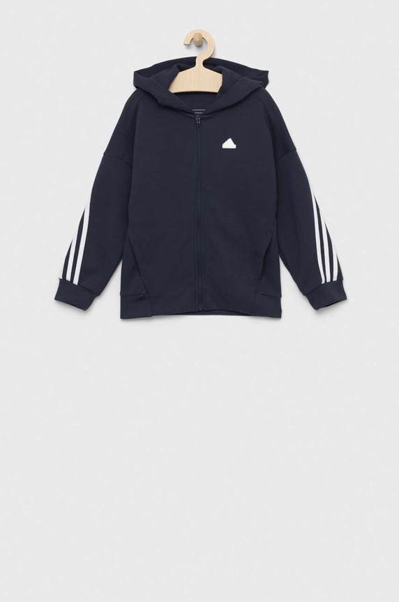 adidas bluza dziecięca U FI 3S FZ HR6318 granatowy SS23