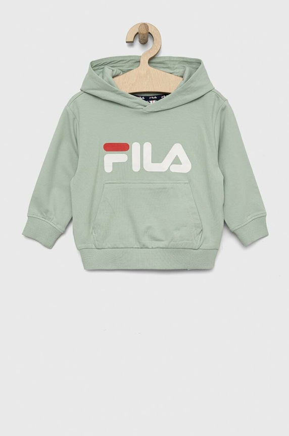 Detská mikina Fila s elastanom zelená FAK0120