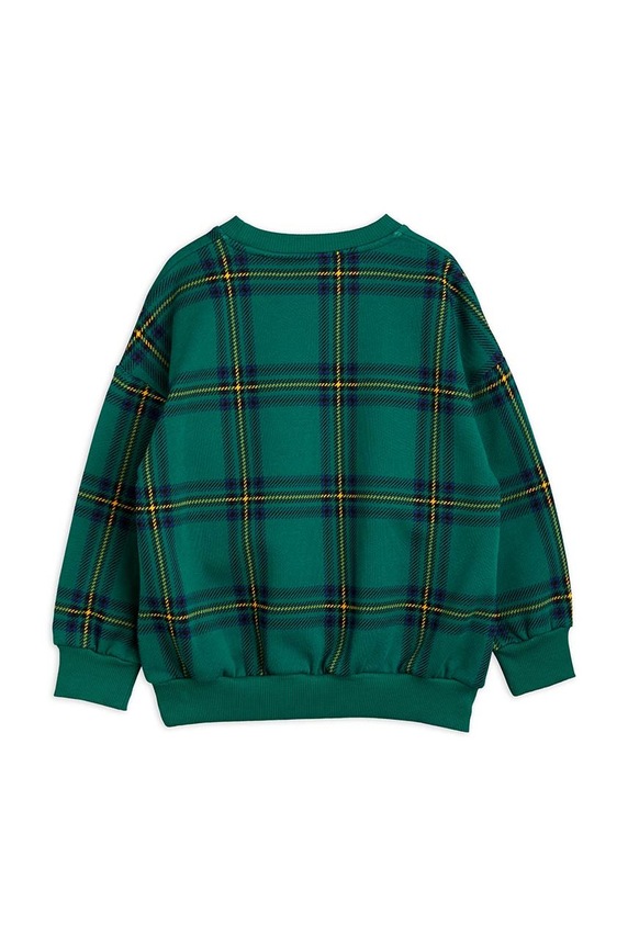 Dětská bavlněná mikina Mini Rodini 2312010675 zelená SS23