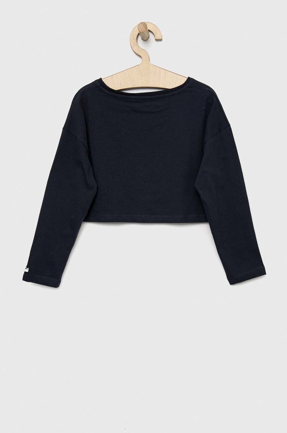 Παιδικό βαμβακερό μακρυμάνικο Pepe Jeans Paullete PG502955 σκούρο μπλε SS23