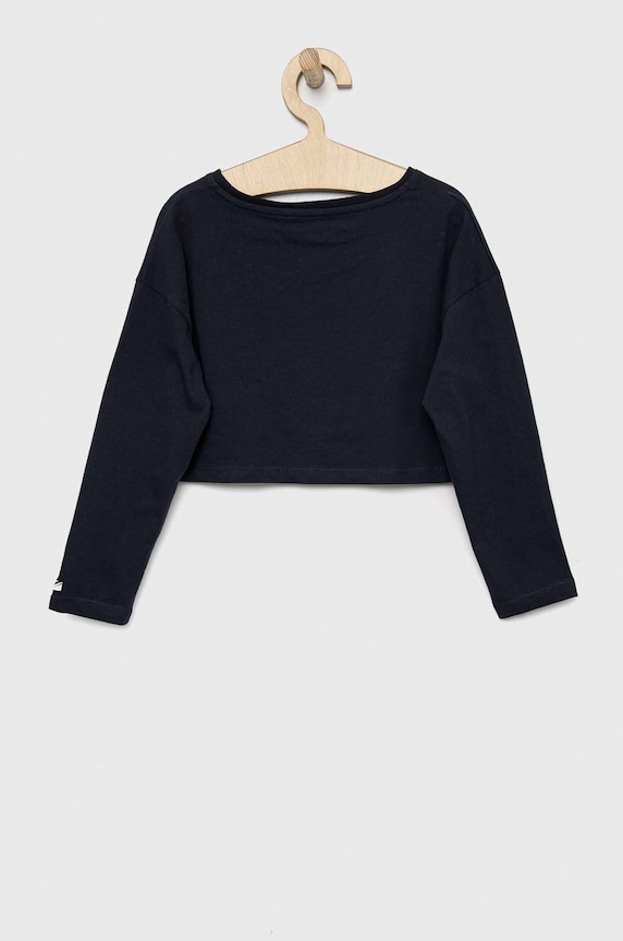 Παιδικό βαμβακερό μακρυμάνικο Pepe Jeans Paullete PG502955 σκούρο μπλε SS23