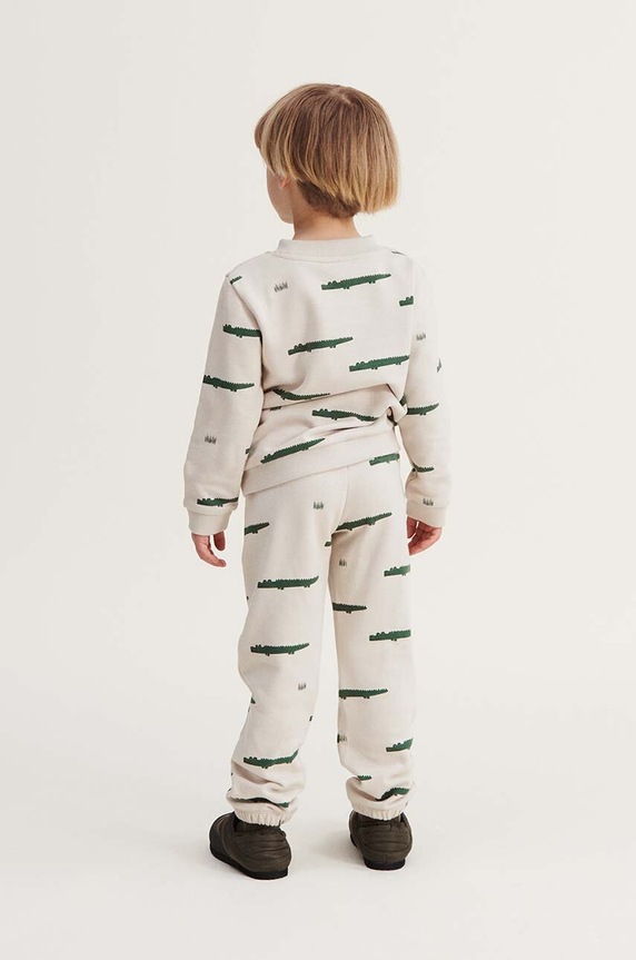 Παιδική βαμβακερή μπλούζα Liewood LW17218 μπεζ