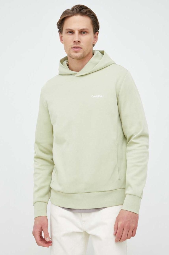 Calvin Klein felső sima zöld K10K109927.PPYX