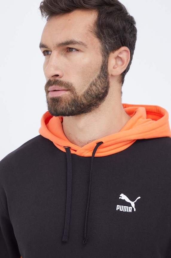 Бавовняна кофта Puma чорний 535619
