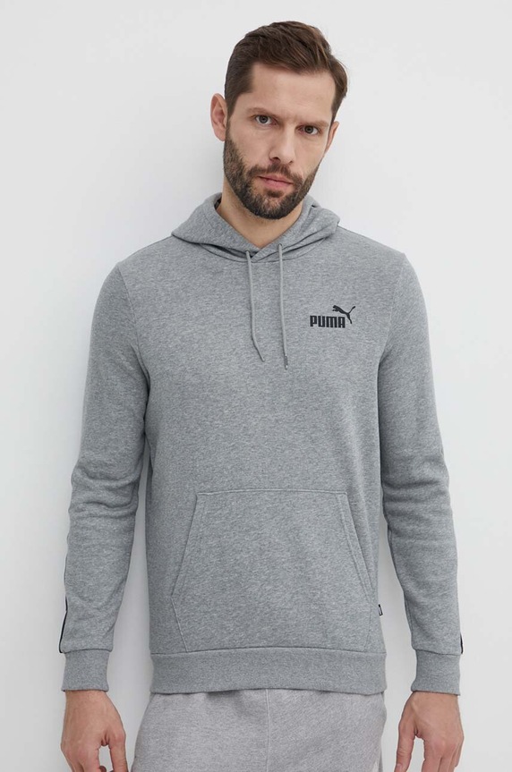 Mikina Puma s kapucí šedá 847385