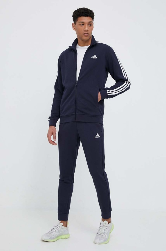 adidas dres Essentials dzianina granatowy IC6765