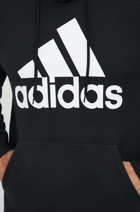 adidas bluza bawełniana Essentials IC9363 czarny