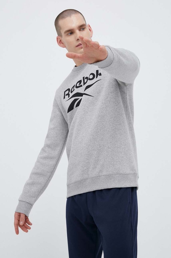 Abbigliamento Reebok felpa H54793.100050273 grigio