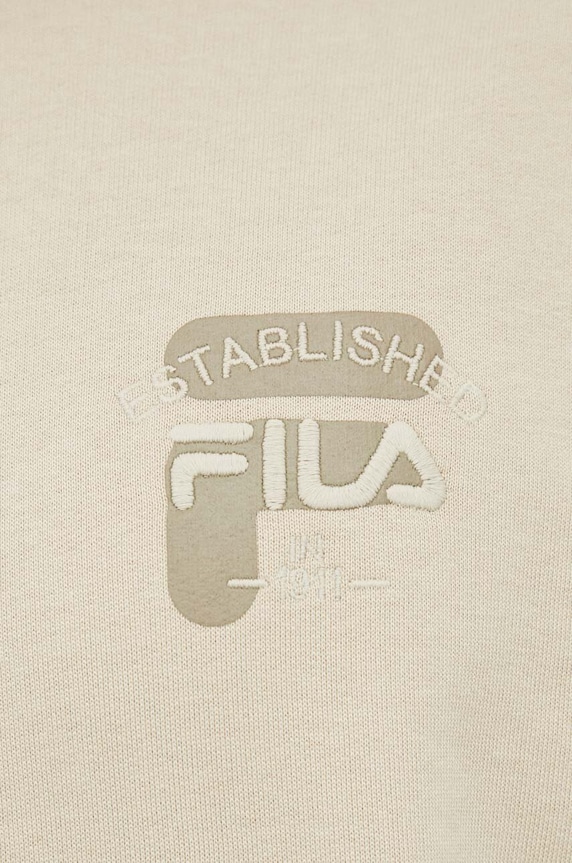 Fila bluza bawełniana FAM0333 beżowy