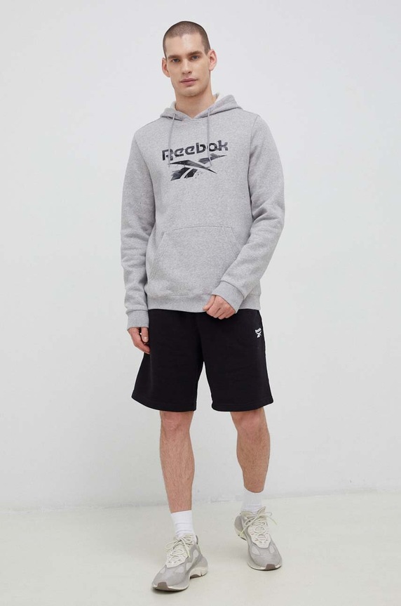 Μπλούζα Reebok HS9427.100065420 γκρί AW23