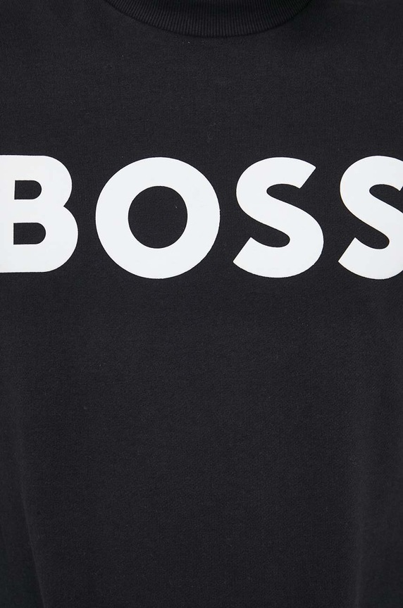 BOSS Orange bluza bawełniana WeBasicCrew 50487133 czarny