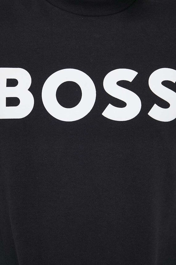 BOSS Orange bluza bawełniana WeBasicCrew 50487133 czarny