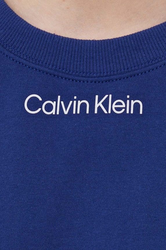 Calvin Klein Performance bluza dresowa CK Athletic 00GMS3W306 niebieski