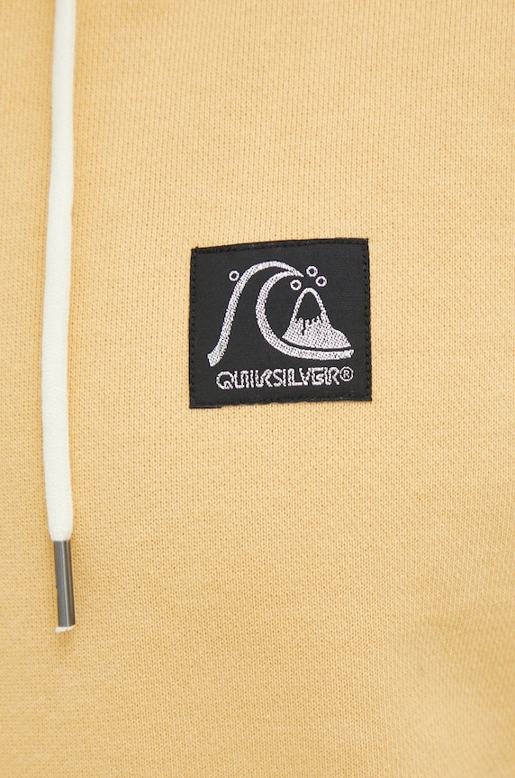 Bavlněná mikina Quiksilver EQYFT04739 žlutá