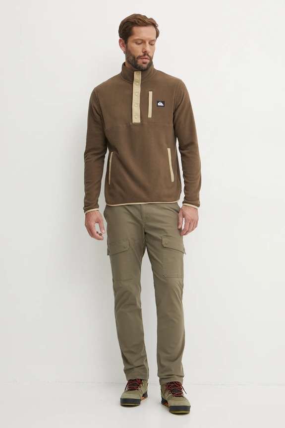 Quiksilver bluza EQYFT04770 brązowy AW24