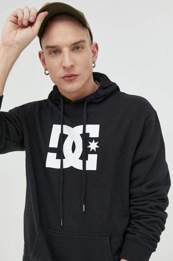 DC bluza z kapturem czarny ADYSF03099