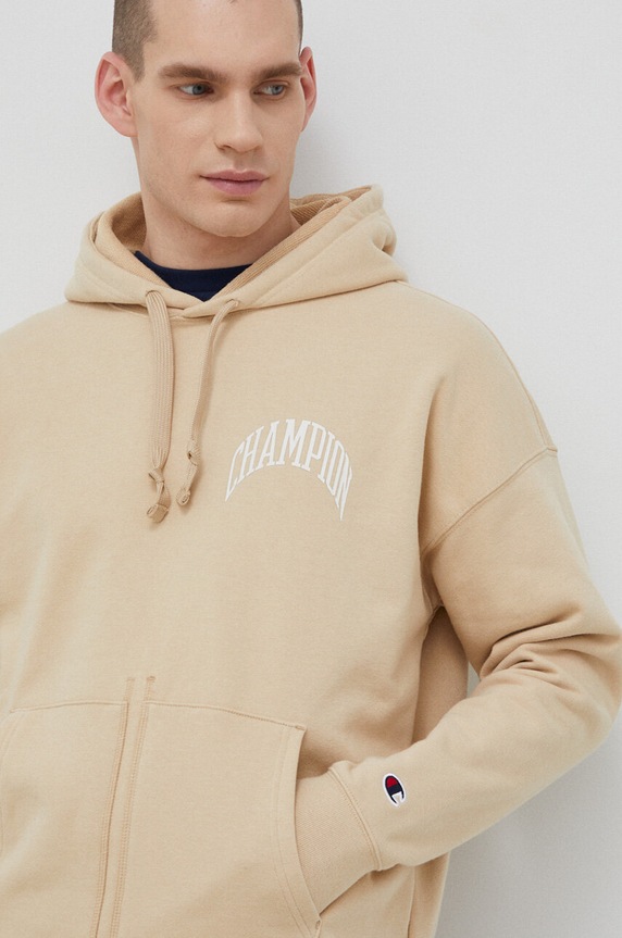 Odzież Champion bluza 218516 beżowy