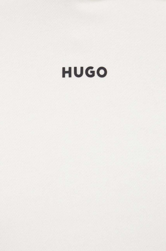 HUGO bluza z kapturem męska bawełniana Dapo 50486478 beżowy