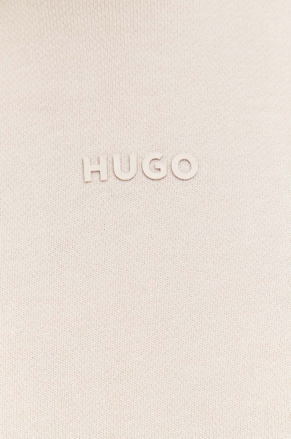 HUGO bluza z kapturem męska bawełniana Dapo 50486478 beżowy