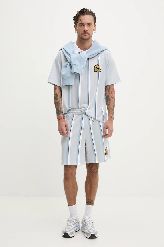 HUGO bluza z kapturem męska bawełniana Dapo 50486478 niebieski SS26
