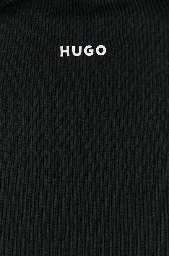 HUGO bluza z kapturem męska bawełniana Dapo 50486478 czarny