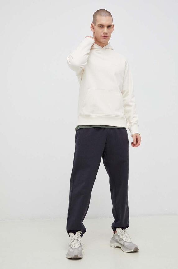 Bavlnená mikina New Balance MT23565GIE béžová SS23