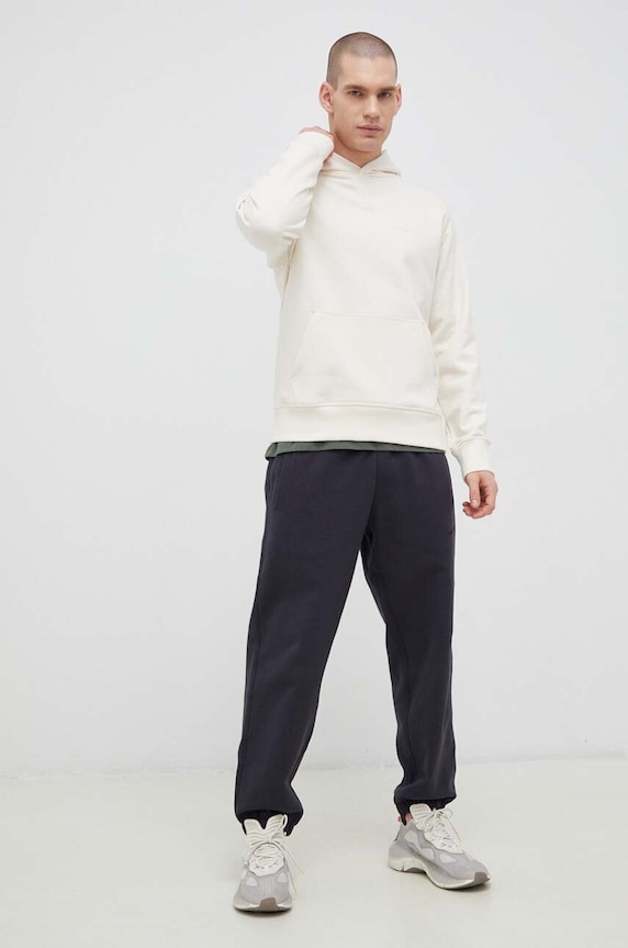 Bavlnená mikina New Balance MT23565GIE béžová SS23