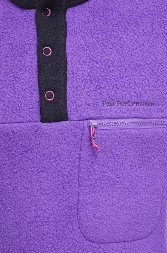 Športová mikina Peak Performance G78899 fialová