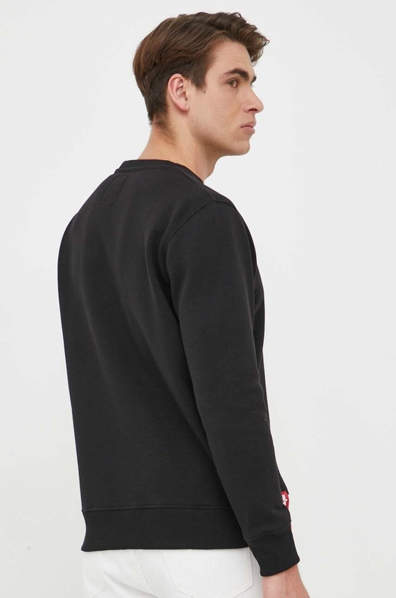 Ρούχα Μπλούζα Alpha Industries 178302.03 μαύρο