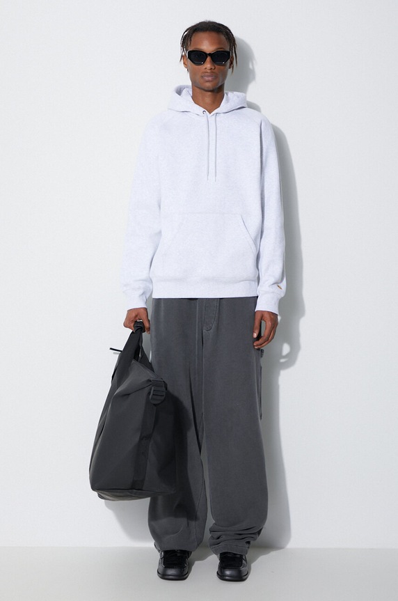 Carhartt WIP bluza Chase I026384 szary AA00