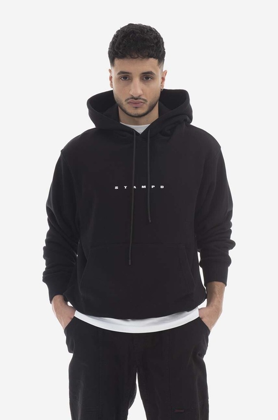 STAMPD cotton sweatshirt cotton black SLA.M3202HD