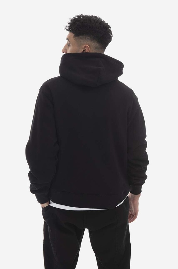 Clothing STAMPD cotton sweatshirt SLA.M3202HD black