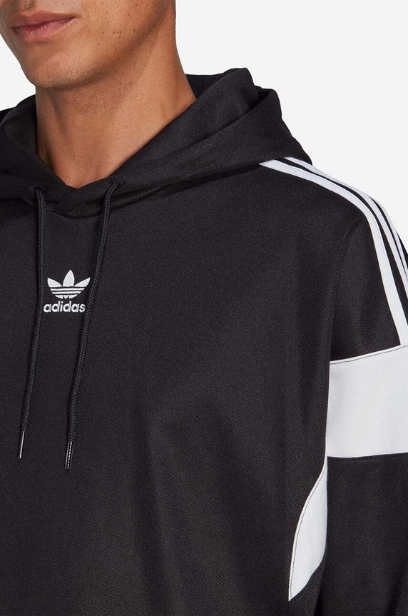 adidas Originals felső Adicolor Classics Cut Line Hoodie HS2065 fekete