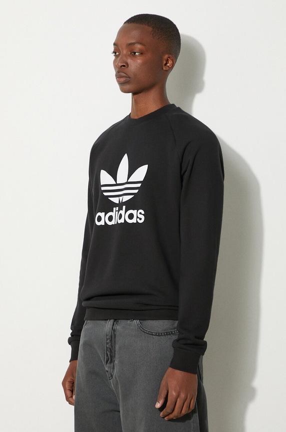 adidas Originals cotton sweatshirt black IA4854