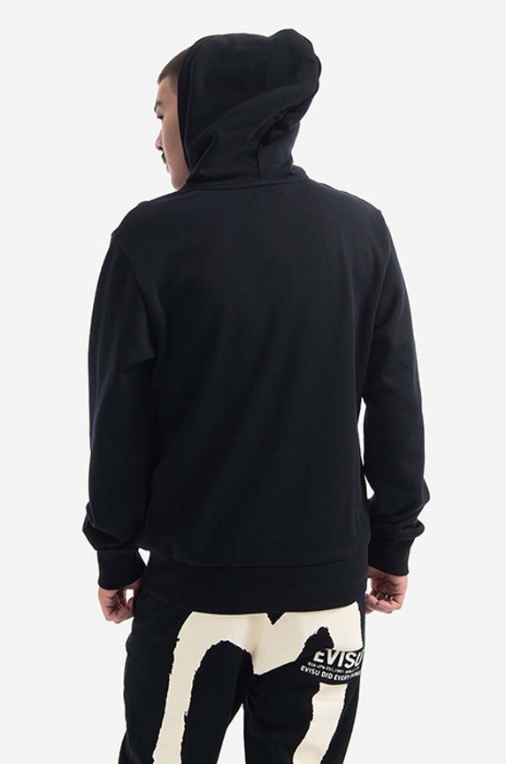 Clothing Evisu cotton sweatshirt 2EAHTM1SW314XXCT.BLKX black