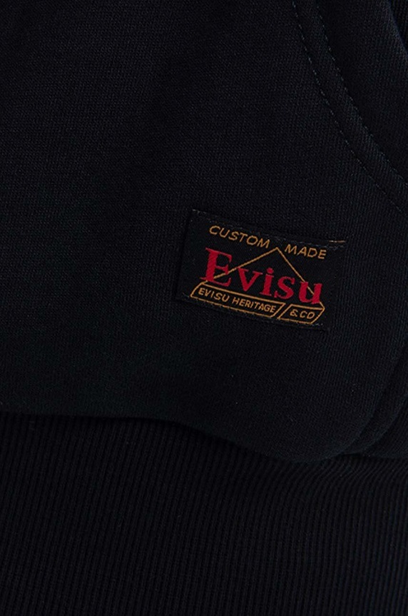 Evisu cotton sweatshirt 2EAHTM1SW314XXCT.BLKX black