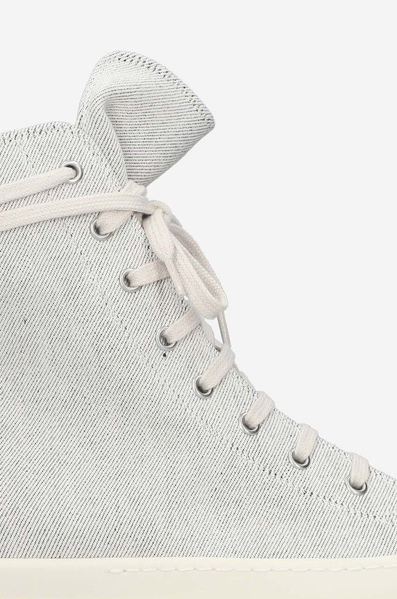 Shoes Rick Owens trainers Denim Shoes Sneaks DU01C6800.MMD gray