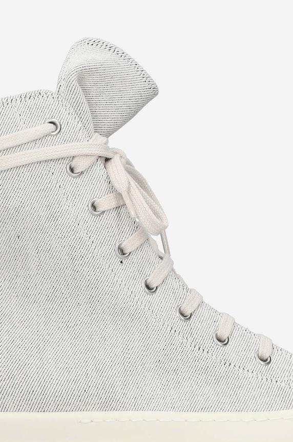Shoes Rick Owens trainers Denim Shoes Sneaks DU01C6800.MMD gray