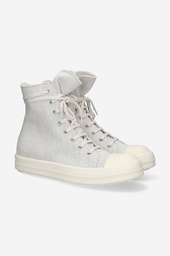 Rick Owens trainers Denim Shoes Sneaks gray DU01C6800.MMD