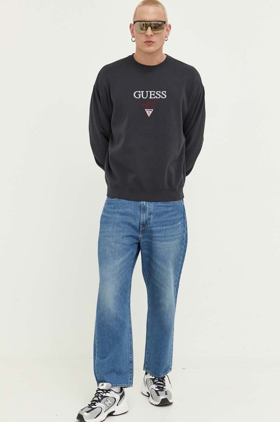 Mikina Guess Originals Go Baker SM2BQ09K9YH1 čierna SS23