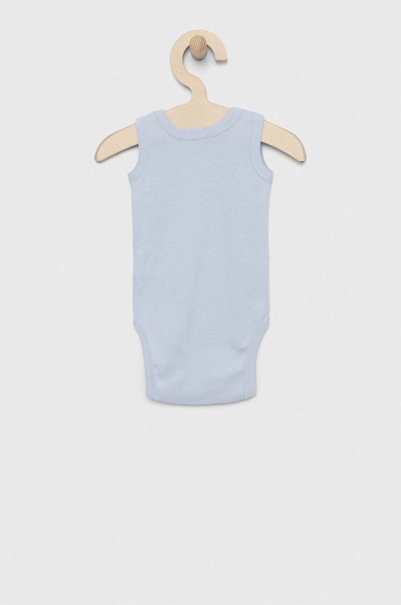 United Colors of Benetton body bawełniane niemowlęce 3-pack niebieski 3GI70B136.W.REPROPOSED