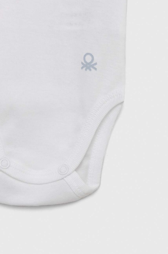 United Colors of Benetton body bawełniane niemowlęce 3-pack 3GI70B136.W.REPROPOSED