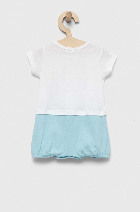 Pamučni kombinezon za bebe United Colors of Benetton 3GI70T01A.W.SEASONAL plava SS23