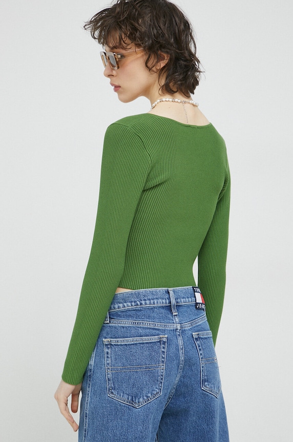Îmbrăcăminte Abercrombie & Fitch pulover KI150.3109.330 verde