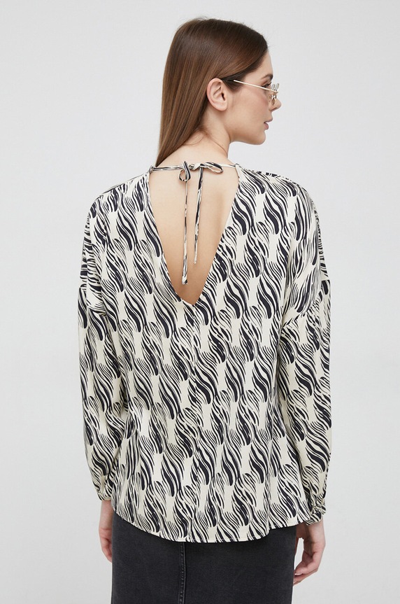 Bluza Sisley bež 5UUFLQ03Q.62Z