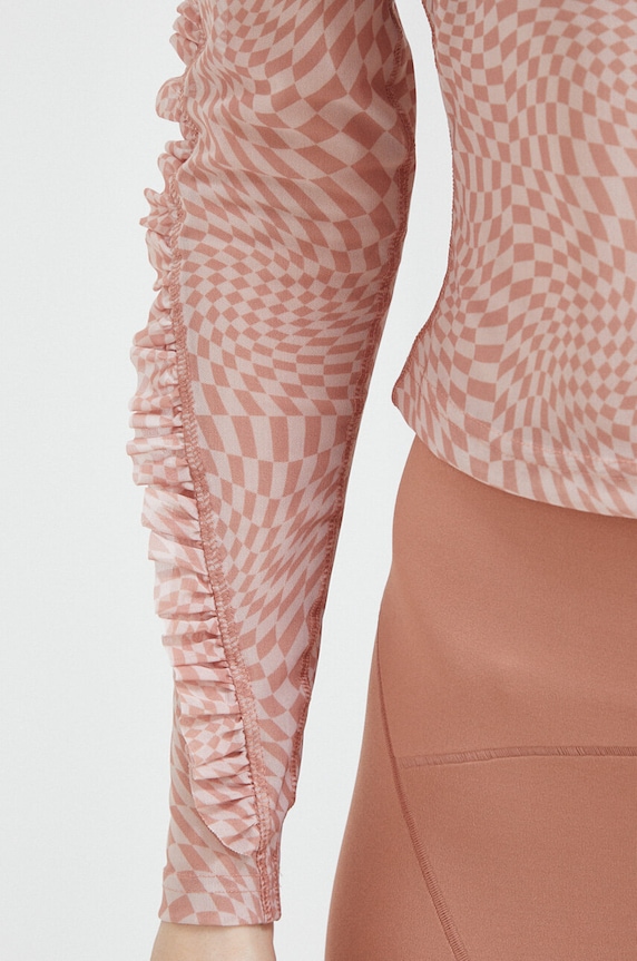 Longsleeve adidas Performance HT7324 μπεζ