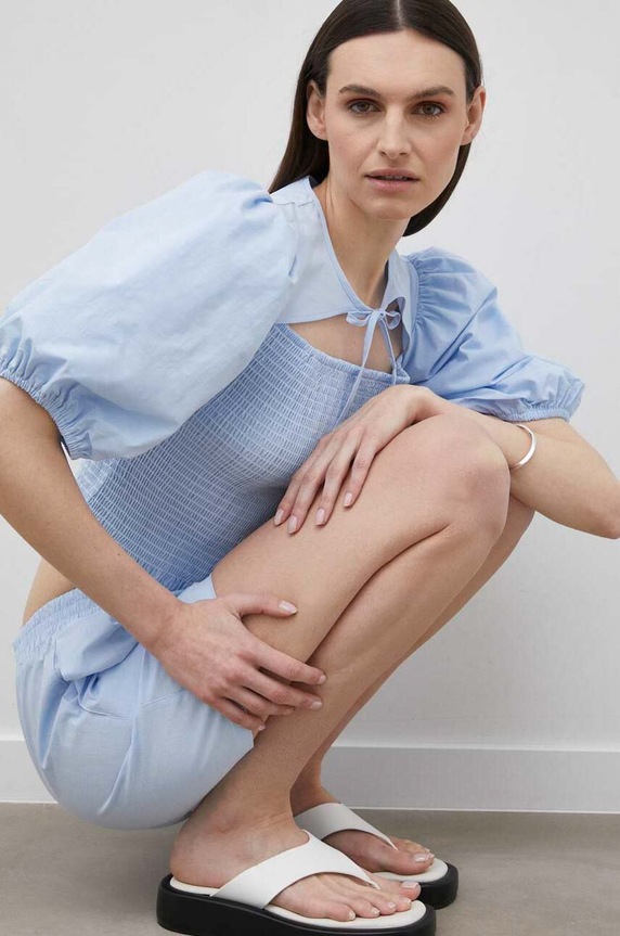 Μπλουζάκι Résumé Romeo με ελαστάν μπλε 16840931