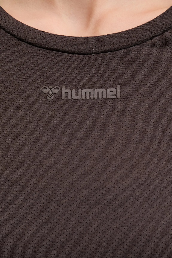 Μακρυμάνικο προπόνησης Hummel Vanja 214244 καφέ