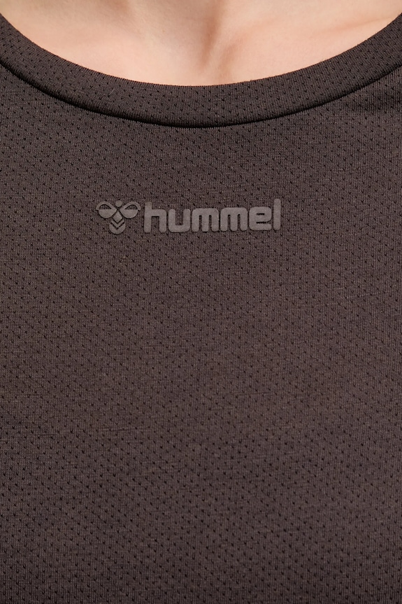 Μακρυμάνικο προπόνησης Hummel Vanja 214244 καφέ