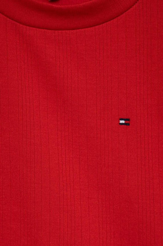 Deklice Otroški longsleeve Tommy Hilfiger KG0KG07134.PPYX rdeča
